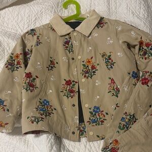 Kith Kids Matching Set - Tan with Multicolor Floral